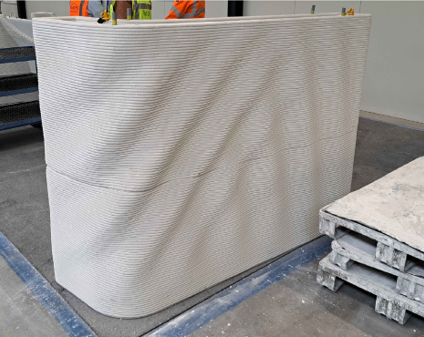 3D-betongeprinte deksloven Delftse Schie